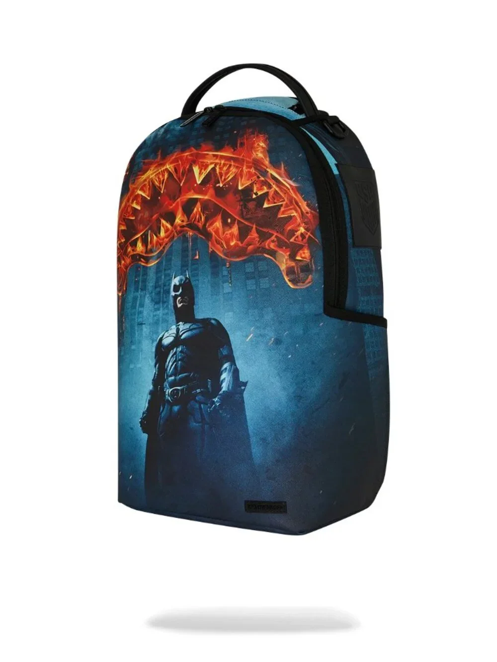 BATMAN BEGINS GOTHAN SHARK INFERNO BACKPACK SPRAYGROUND